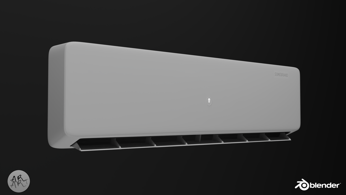 Render of AC in perspective view